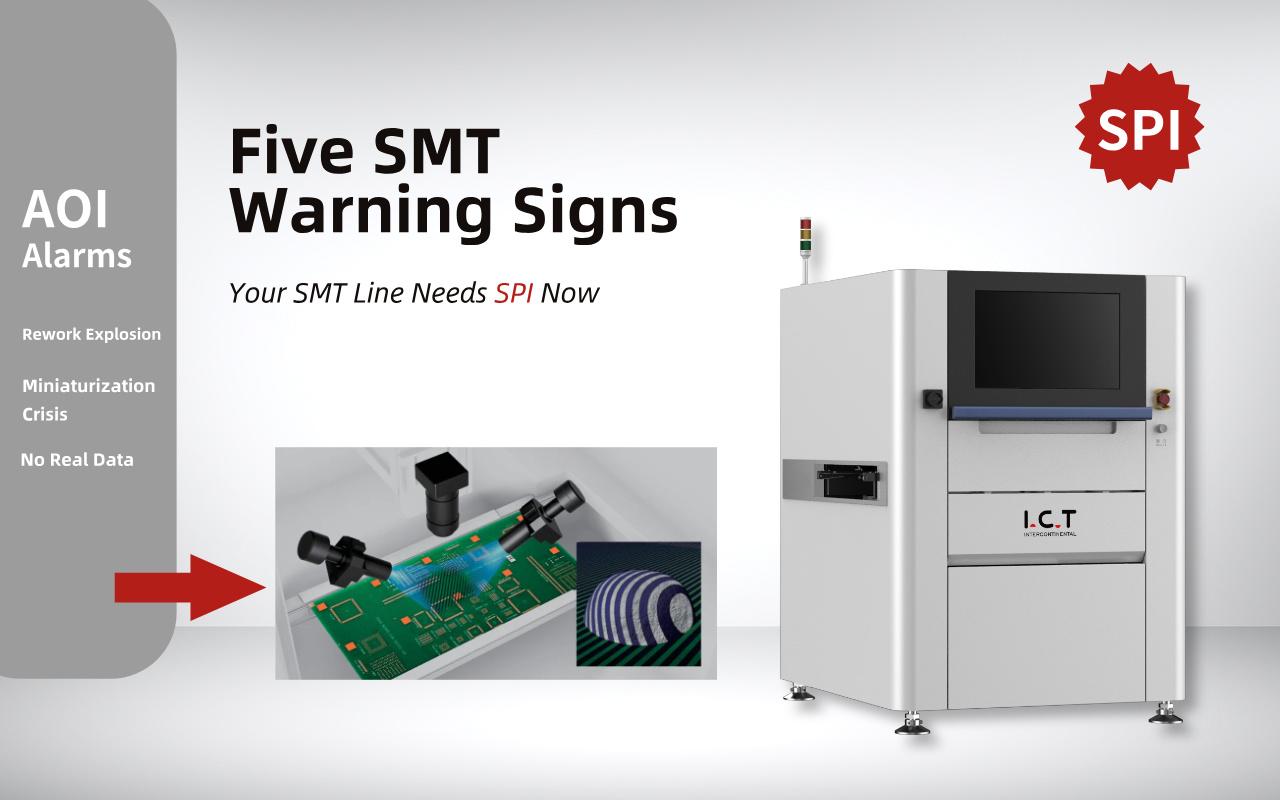 5 Warning Signs Your SMT Line Urgently Needs SPI 5 znaków ostrzegawczych Twoja linia SMT pilnie potrzebuje SPI