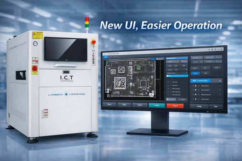 SMT laser marking machine Maszyna do znakowania laserowego SMT