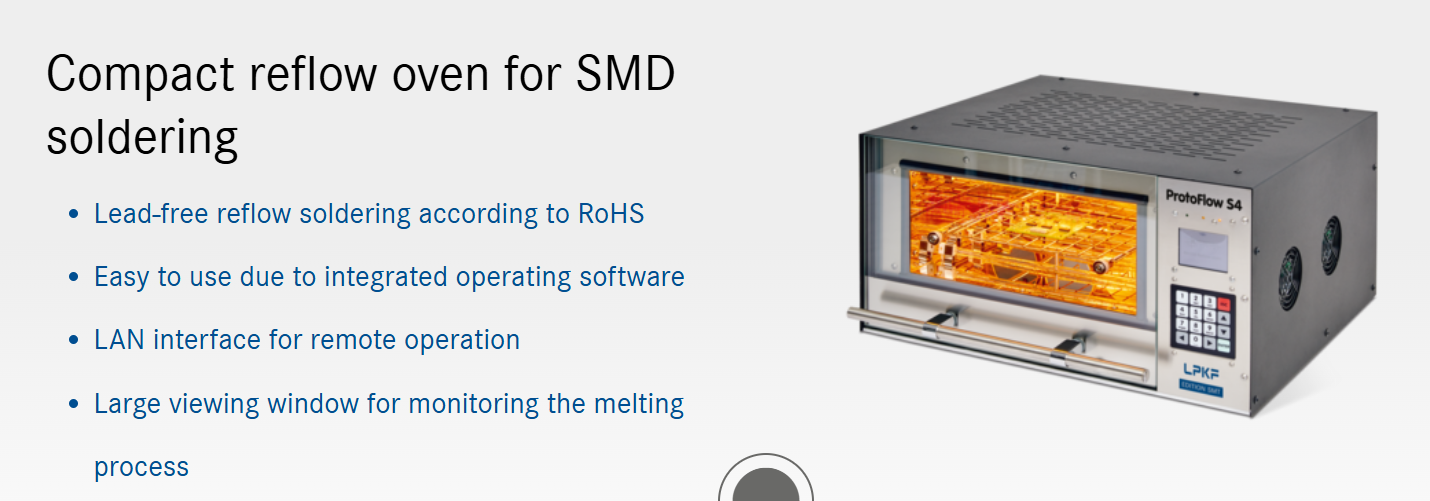 LPKF ProtoFlow S Reflow Soldering Machine Maszyna do lutowania rozpływowego LPKF ProtoFlow S