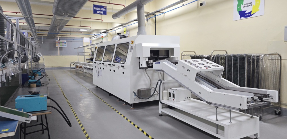 I.C.T DIP Line machine in India Maszyna ICT DIP Line w Indiach