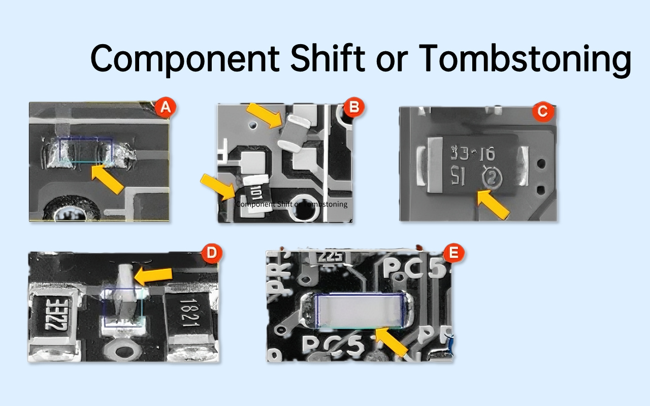 5. Defects AOI Excels At — Where X-ray Is Less Effective 5. Wady AOI jest doskonałe – tam, gdzie promieniowanie rentgenowskie jest mniej skuteczne