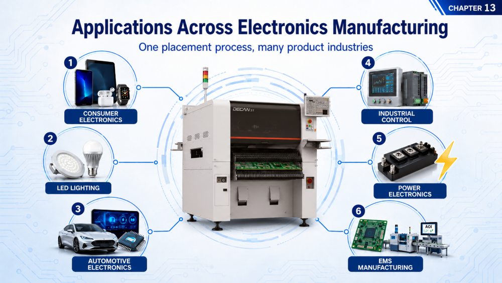 Application across electronics manufactturing Zastosowanie w produkcji elektroniki