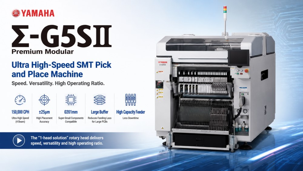 Yamaha Σ-G5SⅡ SMT Pick and Place Machine Maszyna typu pick and place Yamaha Σ-G5SⅡ SMT