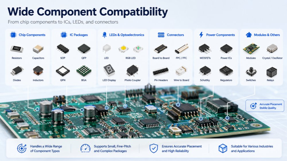 Wide component compatibility Szeroka kompatybilność komponentów