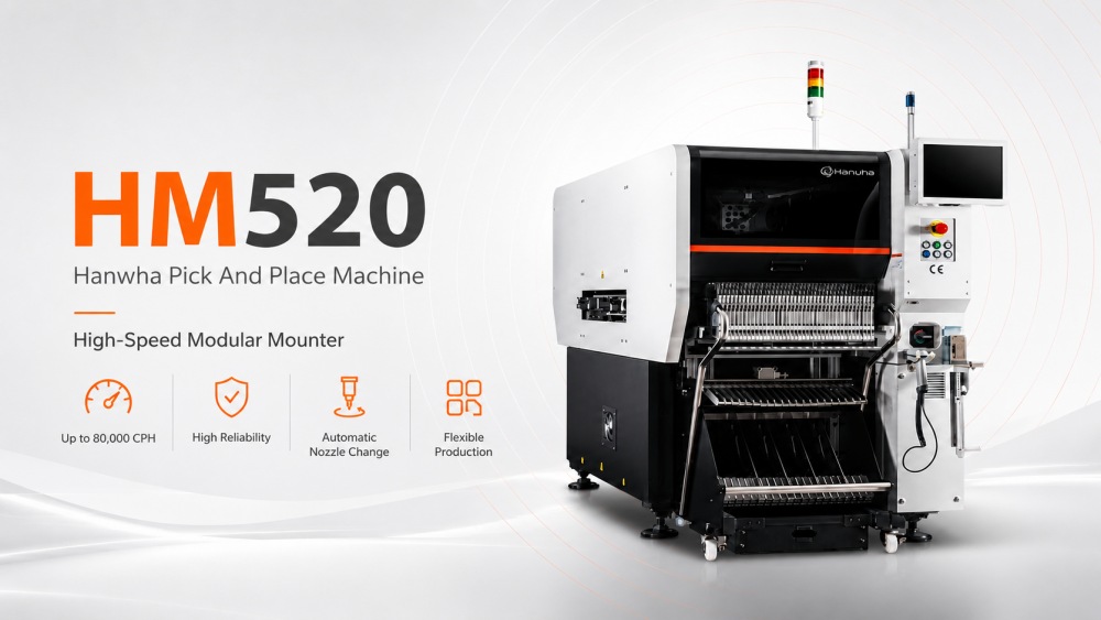 HM520 Hanwha Pick And Place Machine Maszyna typu pick and place HM520 Hanwha