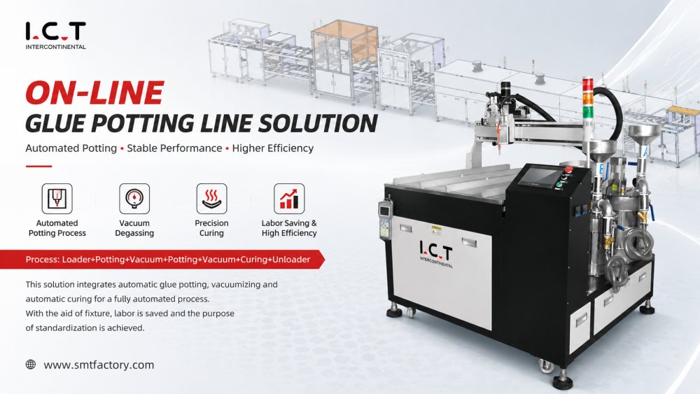 Glue Potting Line Solution Rozwiązanie linii do zalewania klejem