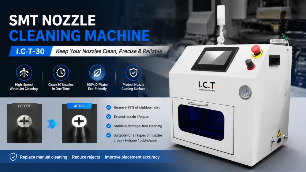 SMT Nozzles cleaning machine Maszyna do czyszczenia dysz SMT