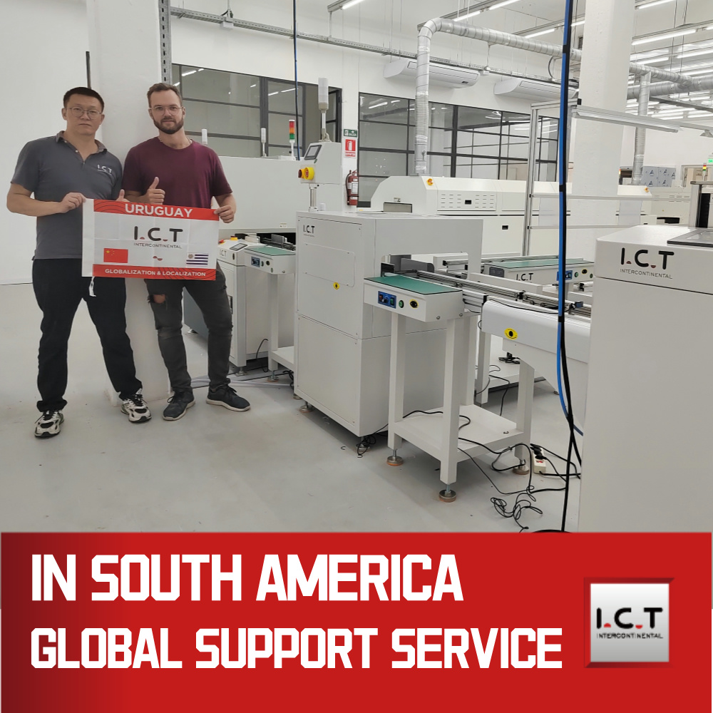 ICT | SMT PCB Dostosowany przenośnik łączący ze stacją roboczą