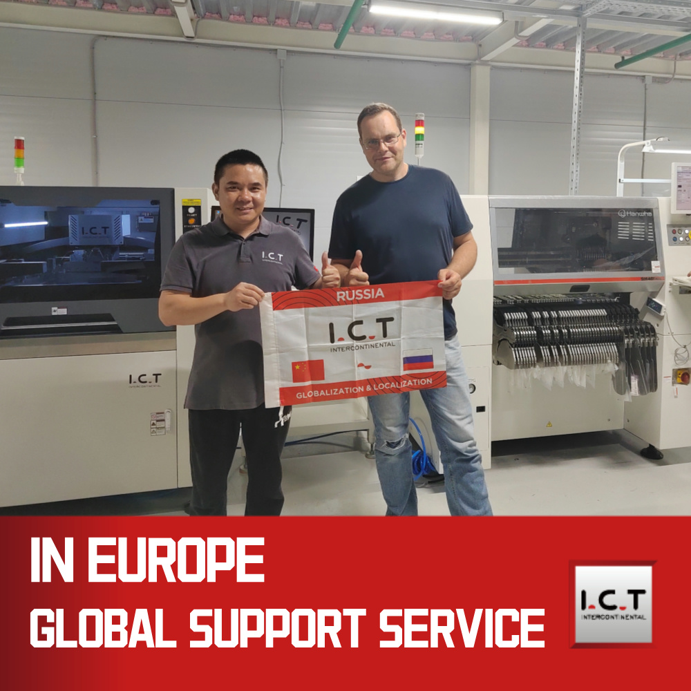 ICT | Drukarka pasty lutowniczej SMT Screen W pełni automatyczna maszyna do diod LED