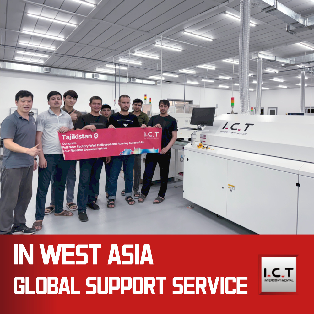 ICT | Specjalna próżniowa maszyna do profilowania termicznego LED ETA SMT z piecem rozpływowym