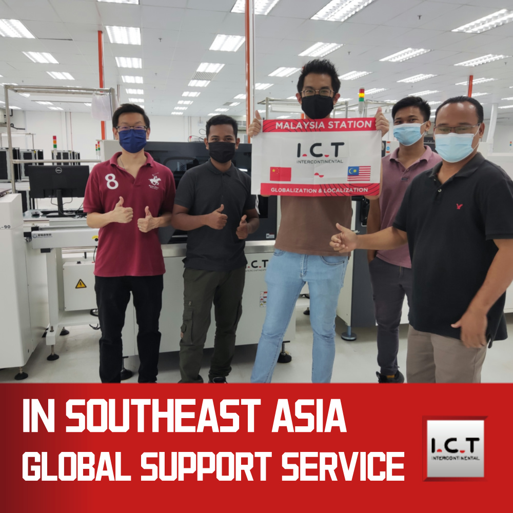 ICT-4034 Wysokiej jakości komputer drukarski PCB Full-Auto SMT