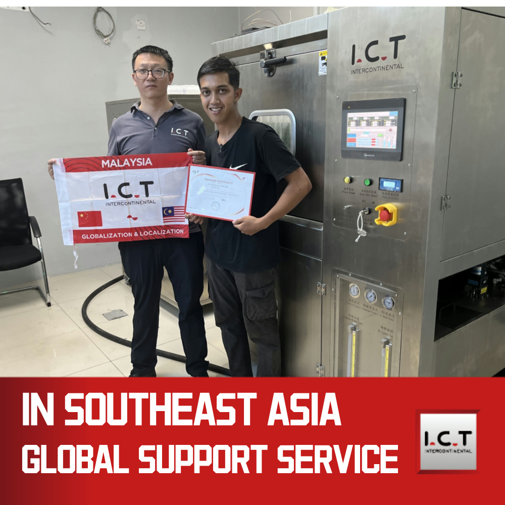 ICT-6300 | Automatyczna maszyna do czyszczenia on-line SMT PCBA