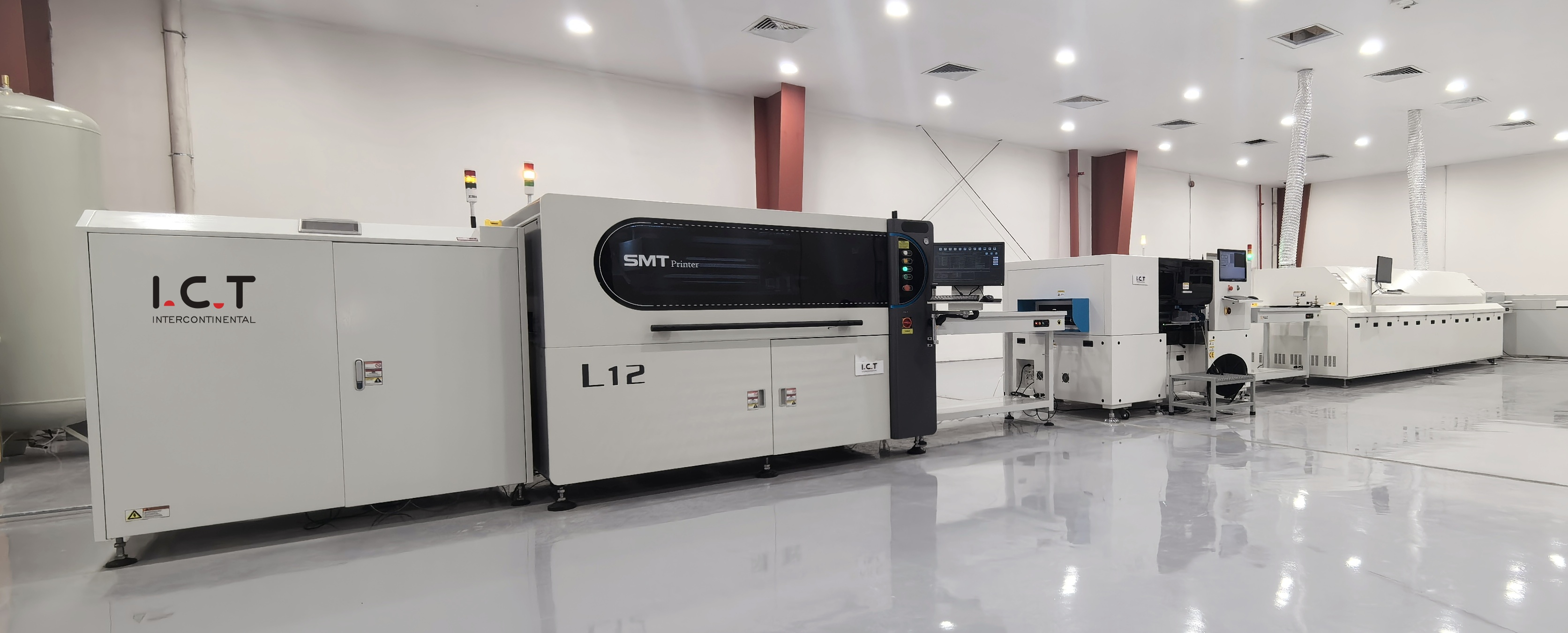 Linia ICT SMT w Arabii Arabian producent oświetlenia LED