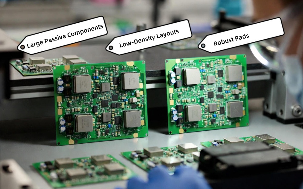 Niezwykle proste lub duże konstrukcje SMT