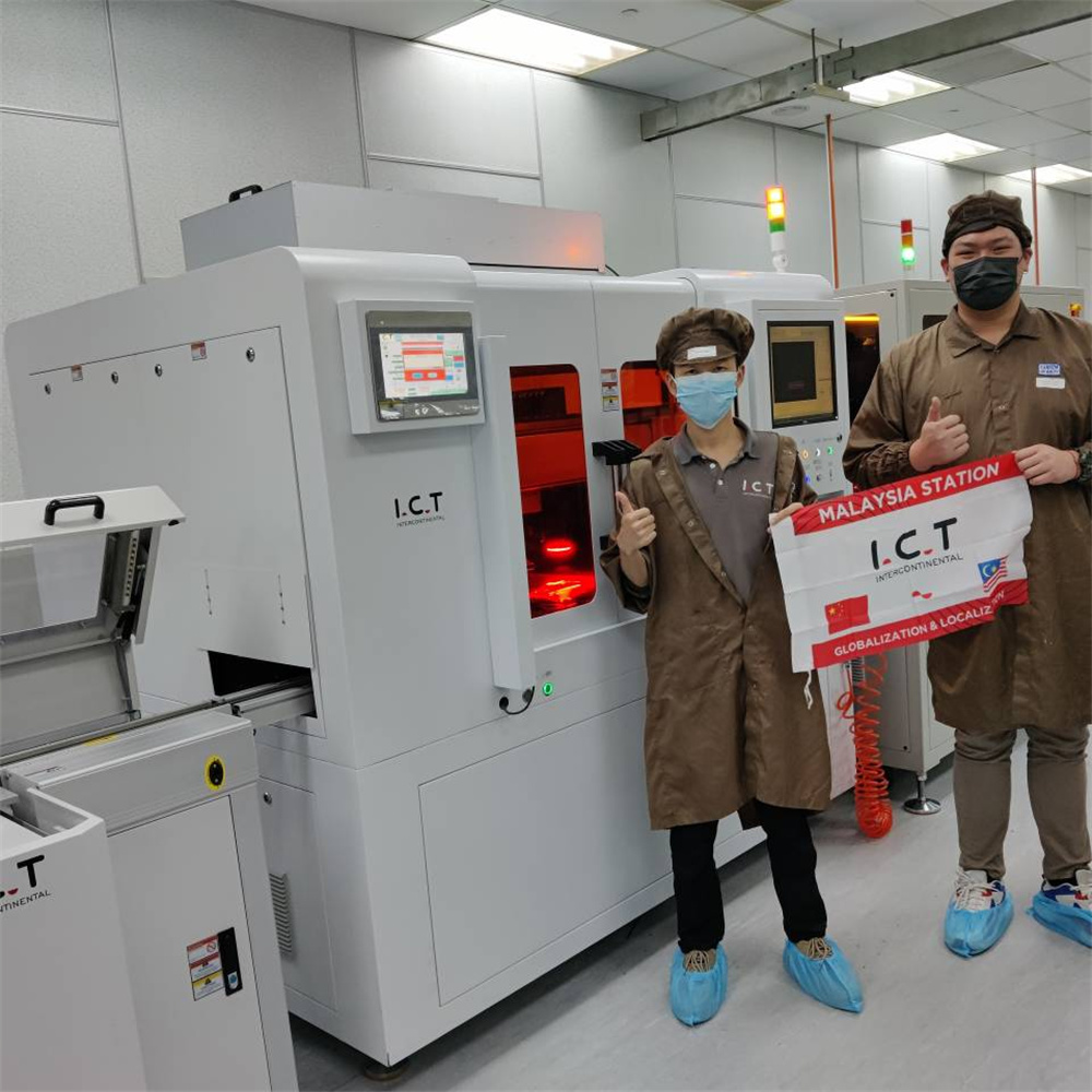 ICT | Automatyczna maszyna do cięcia laserowego PCB z systemem separacji podłoża