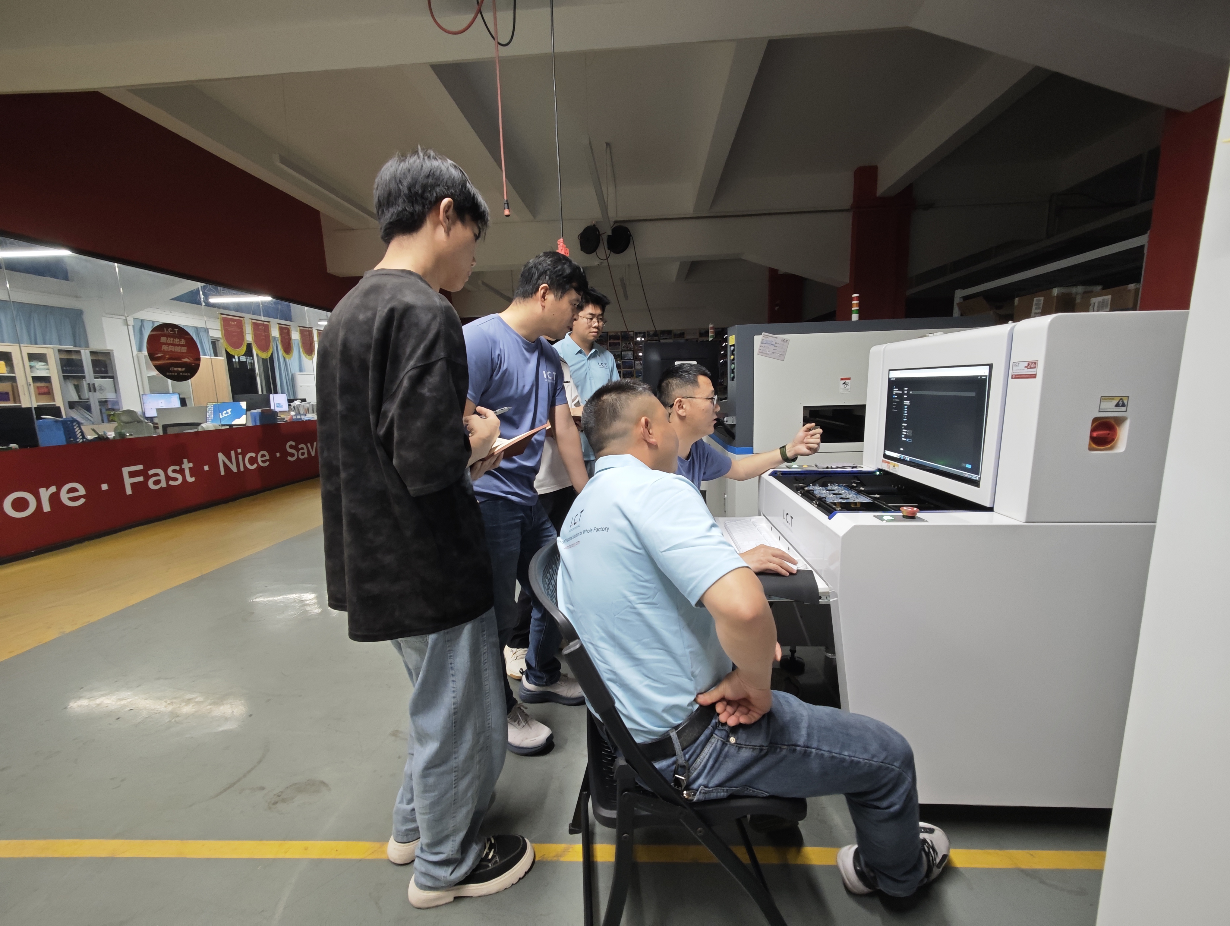 Szkolenie AOI offline w systemie ICT-V8