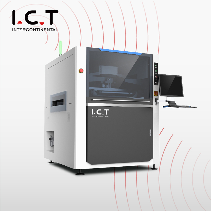 ICT-5151 |Maszyna do sitodruku z pastą lutowniczą PCB SMT W pełni automatyczna do diod LED