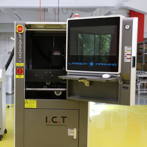 ICT | Maszyna do znakowania laserowego i znakowania żarówek LED z zamkniętymi włóknami