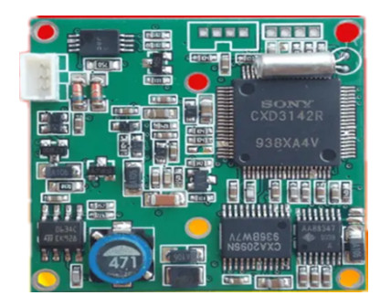 PCBA sprzętu monitorującego 428x335