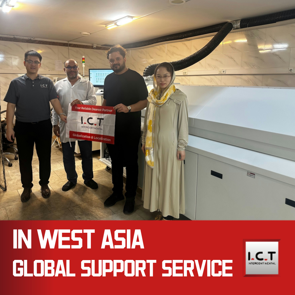 ICT | 9-strefowy piec rozpływowy na podczerwień SMT Cena maszyny montażowej SMT