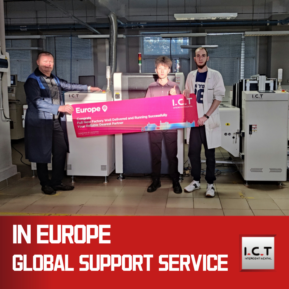 ICT-V5200H | Maszyna AOI z odwróconą kamerą DIP online 