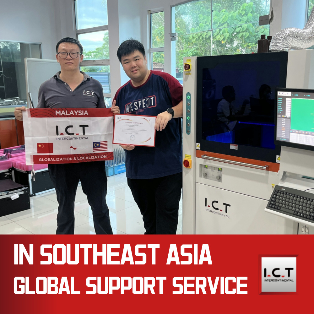 ICT-T650丨SMT Maszyna do selektywnego powlekania konforemnego PCB