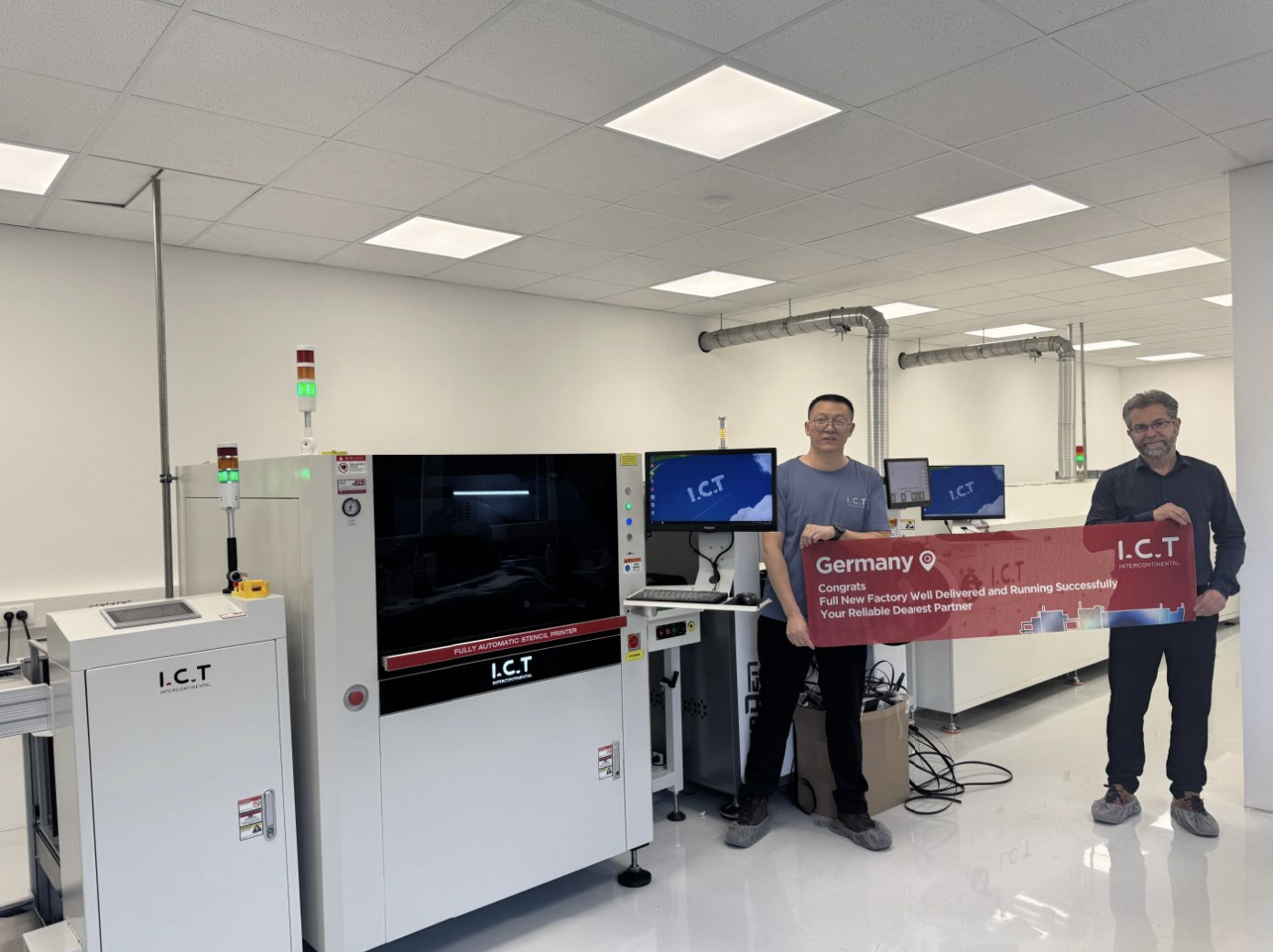 Pełna linia ICT SMT została pomyślnie zainstalowana.png