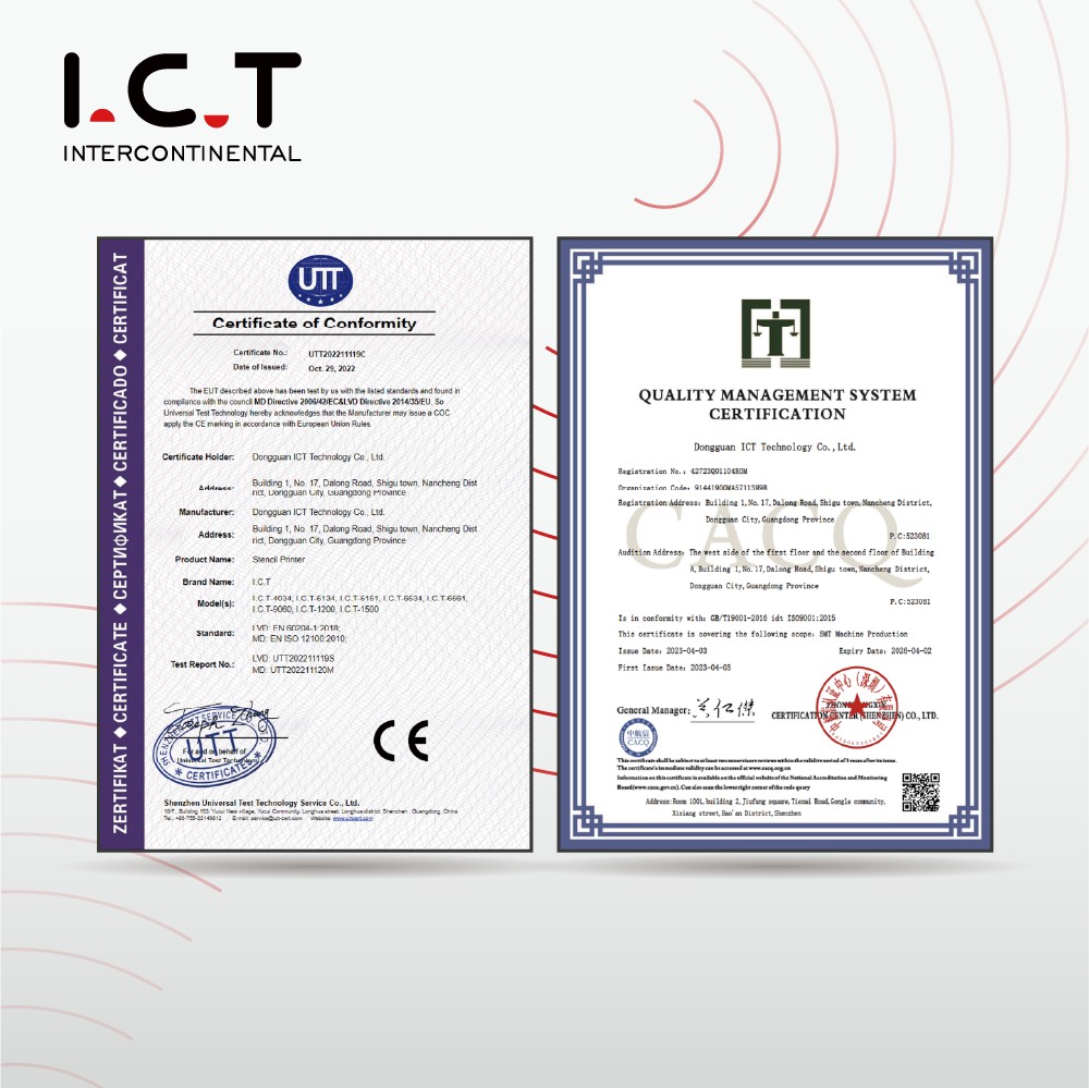 ICT-AI-5146 |Wizualna linia testowa Smt Production Pcb Maszyna kontrolna Aoi online