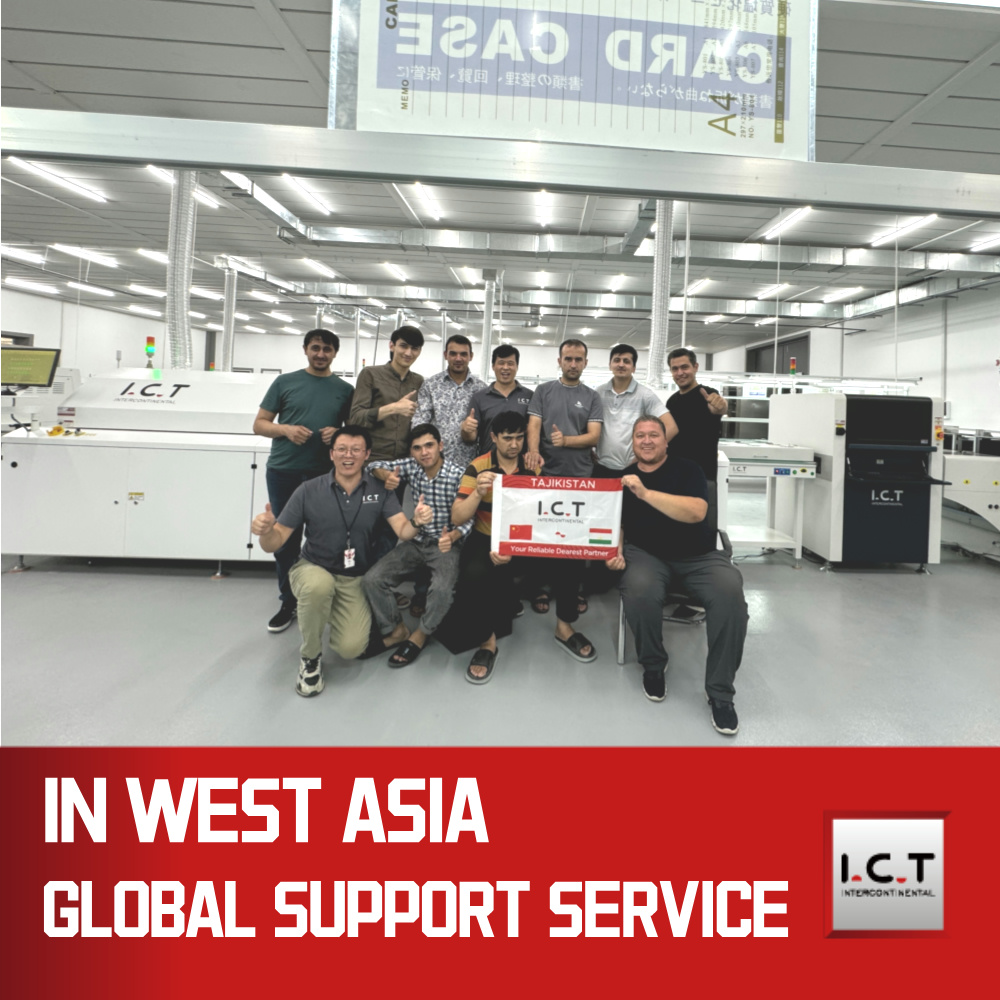 ICT | Automatyczna maszyna do drukowania szablonów pasty lutowniczej SMT Line Standard