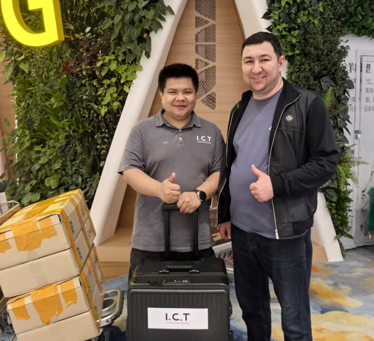 Inżynier ICT przybywa do Uzbekistanu w celu instalacji linii produkcyjnej SMT