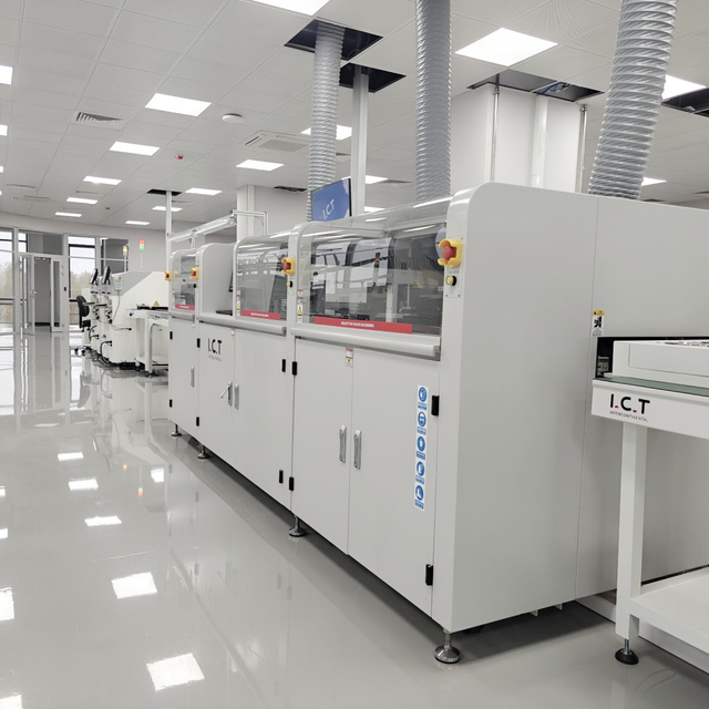 ICT-SS550 | W pełni automatyczna maszyna do lutowania selektywnego online 