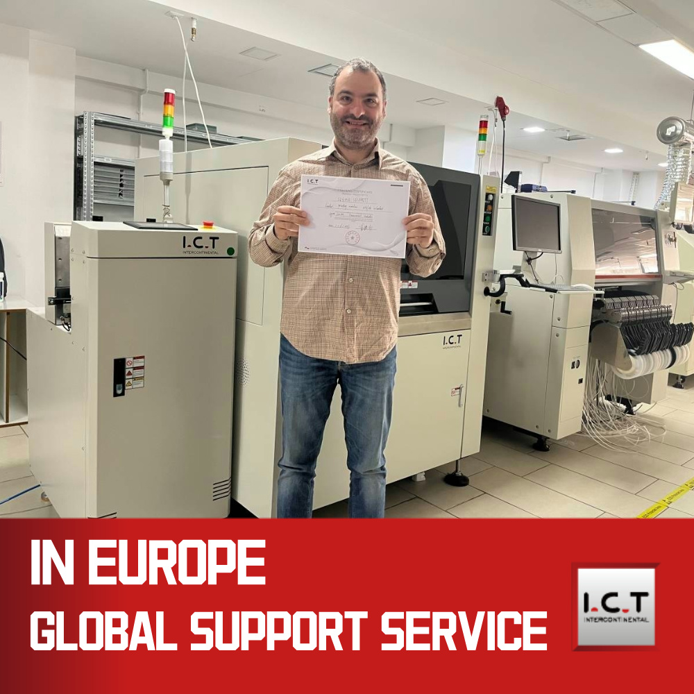 ICT | W pełni automatyczna maszyna do drukowania pasty lutowniczej LED o średnicy 1200 mm