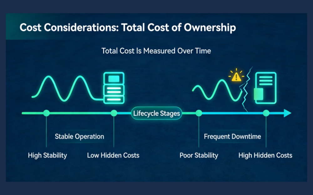 Całkowity koszt mierzony jest w czasie