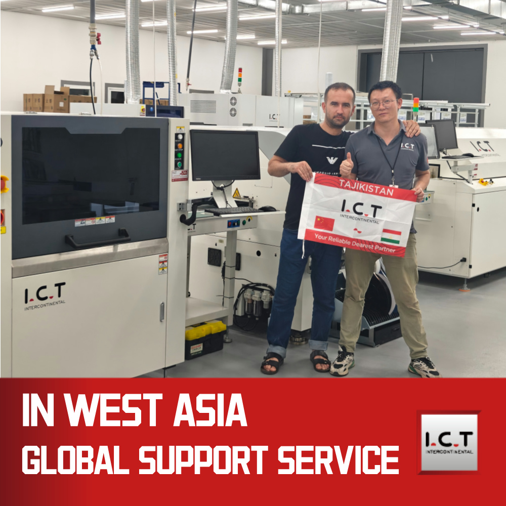 ICT | W pełni smt pasta lutownicza LED Light automatyczna automatyczna drukarka lutownicza PCB