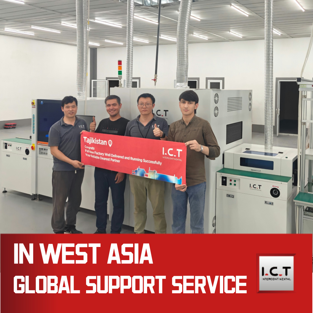 ICT | Przenośnik do układania PCB Przenośnik LED SMT 500m 