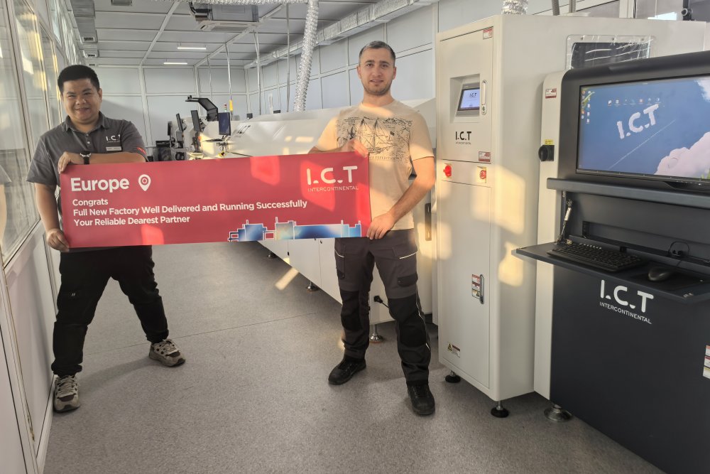 Inżynierowie ICT pomyślnie ukończyli instalację linii SMT w Europie.jpg