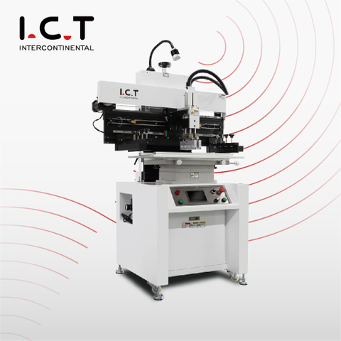 ICT-P3 |Półautomatyczna drukarka PCB SMT z podwójną ściągaczką o wysokiej precyzji