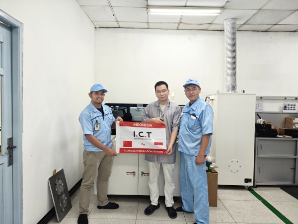 ICT Globalne wsparcie dla EMS z maszyną Depaneling w Indonezji