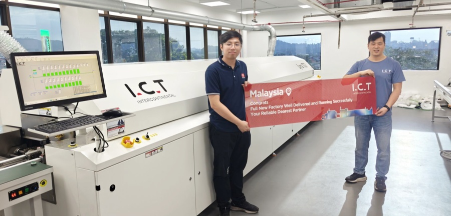 Instalacja linii SMT i DIP oraz wsparcie techniczne w Malezji