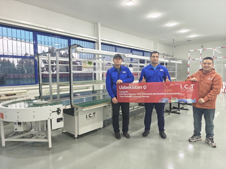 Maszyna do pokonywania zakręt&oacute;w z pasem ICT w Uzbekistanie