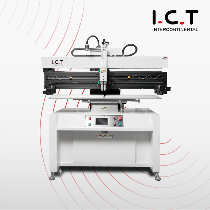 Automatyczna drukarka szablonowa ze stali nierdzewnej Funkcja pasty lutowniczej SMT Vision