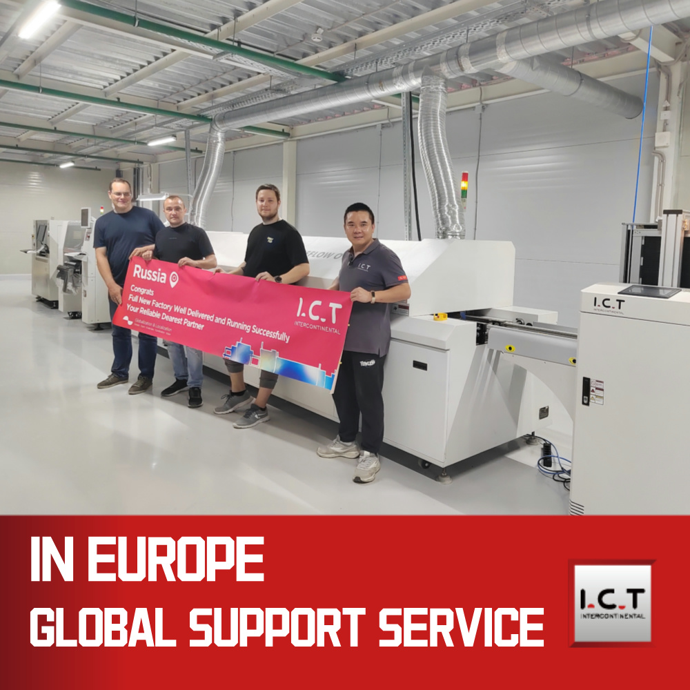 ICT | Specjalna próżniowa maszyna do profilowania termicznego LED ETA SMT z piecem rozpływowym