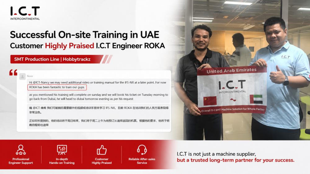 Klient ze Zjednoczonych Emirat&oacute;w Arabskich chwali szkolenie ICT SMT Line Training.jpg