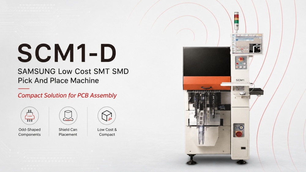 SCM1-D SAMSUNG Tania maszyna typu pick and place SMT SMD