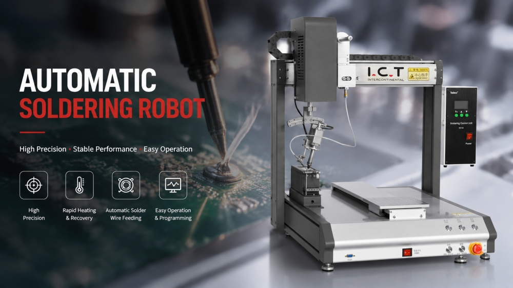 Automatyczny robot lutowniczy ICT