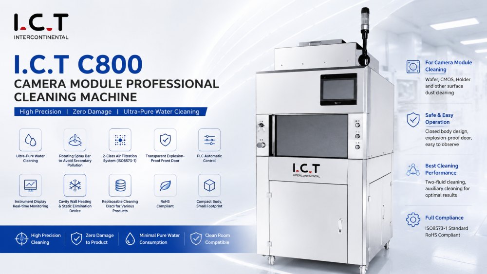 Maszyna do czyszczenia moduł&oacute;w kamery ICT-C800 