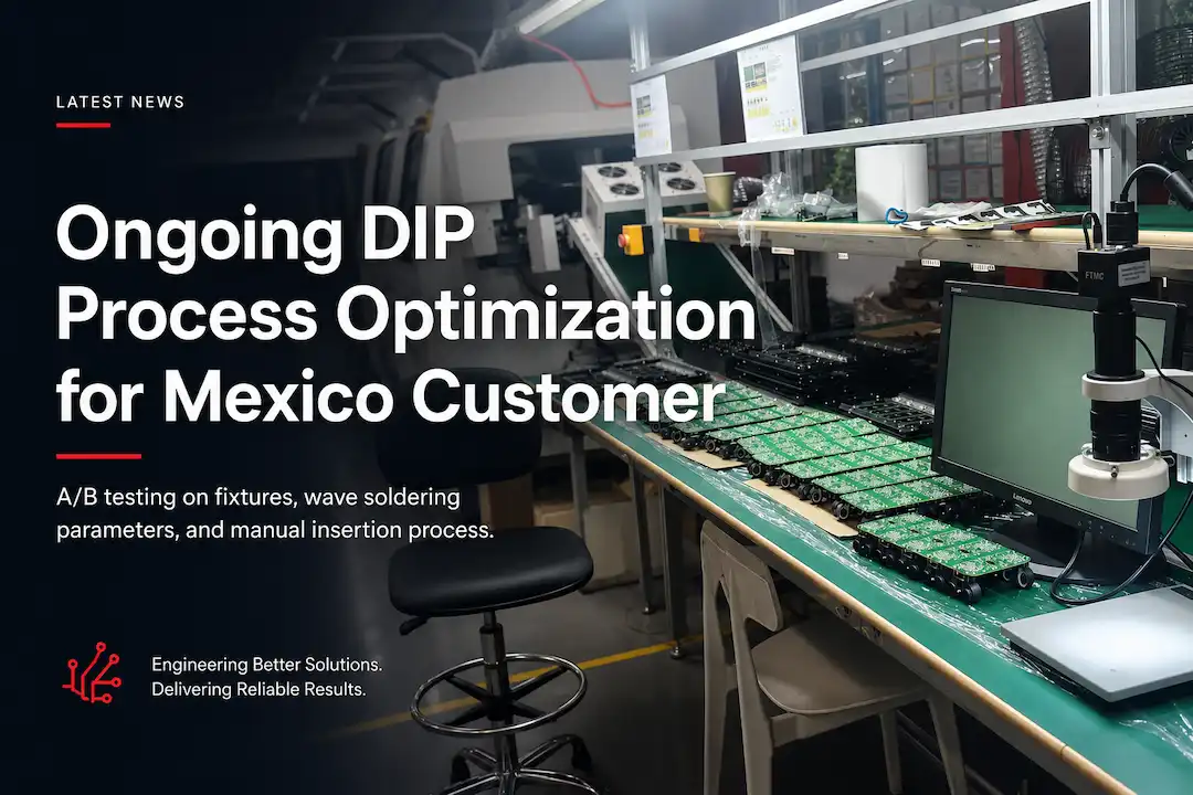 ICT kontynuuje optymalizację procesu produkcyjnego DIP dla Mexico Electronics Producent.webp